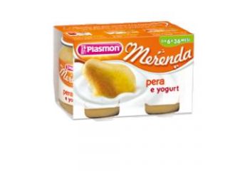Plasmon omogeneizzato yogurt pera 120 g x 2 pezzi