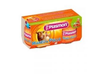 Plasmon omogeneizzato manzo/pollo 80 g x 2 pezzi