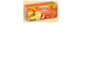 Plasmon omogeneizzato banana/mela/biscotti/miele 120 g x 3 pezzi