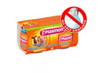 Plasmon omogeneizzato vitello prosciutto cotto 80 g x 2 pezzi