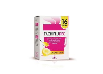 Tachifludec 16 bustineper soluzione orale gusto miele limone