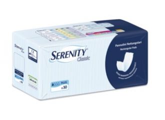 Pannolone per incontinenza formato rettangolare senza barriera serenity 30 pezzi