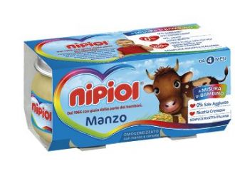 Nipiol omogeneizzato manzo 80 g 2 pezzi