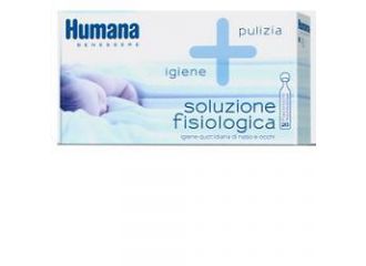 Humana soluzione fisiologica monodose, 20 flaconcini da 5ml