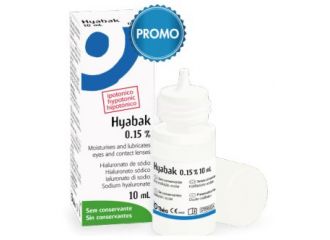 Hyabak protector soluzione oftalmica sodio ialuronato 0,15% flacone 10ml