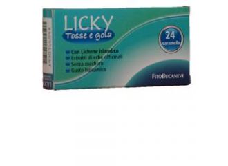 Licky caramelle adulti per tosse e gola senza zucchero 70 g
