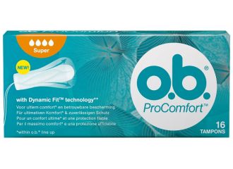 Ob super pro comfort tamponi 16 pezzi