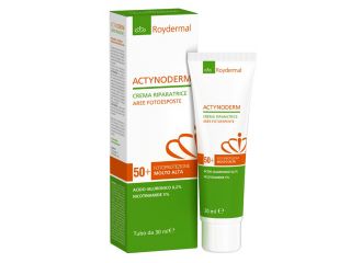 Actynoderm crema riparatrice aree fotoesposte fotopretezione 50+ molto alta 30 ml