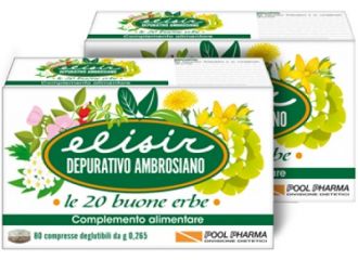 Elisir depurativo ambrosiano 80 compresse 21,20 g