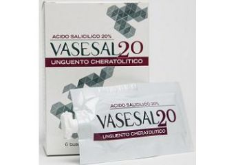 Vasesal 20 6 bustine pluridose da 5 ml unguento cheratolitico
