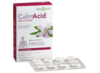 Biosline calmacid bruciore 20 tavolette masticabili