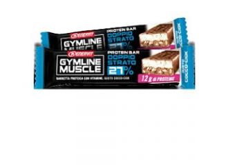 Enervit gymline muscle protein bar 27% doppio strato cocco-ciok 1 pezzo
