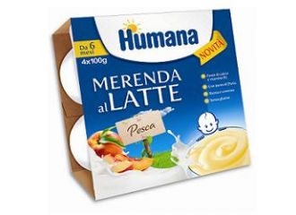 Humana merenda pesca 4 x 100 g