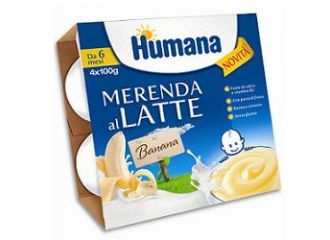 Humana merenda banana 4 x 100 g