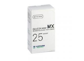Strisce misurazione glicemia glucocard mx 25 pezzi