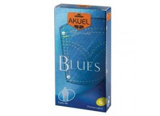 Profilattico ansell by manix blues b 6 pezzi