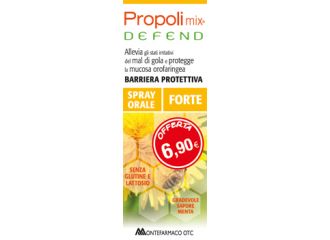 Propoli mix defend spray orale forte 30 ml sapore menta