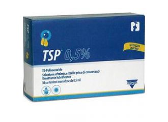 Tsp 0,5% soluzione oftalmica umettante lubrificante 30 flaconcini monodose 0,5 ml