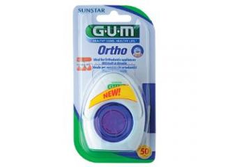 Gum ortho floss filo spugnoso 50 pezzi