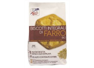 Fsc biscotti integrali di farro bioa ad alto contenuto di fibre con olio di girasole senza olio di palma 400 g