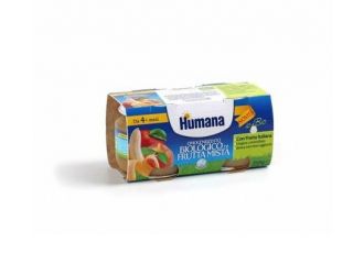 Humana omogeneizzato frutta mista bio 2 vasetti 100 g