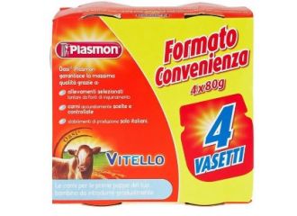 Plasmon omogeneizzato vitello 4 x 80 g