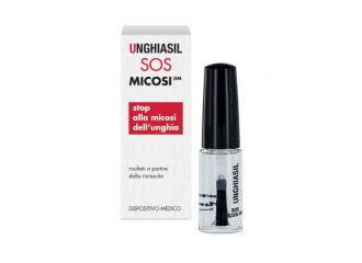 Antimicotico unghiasil sos micosi in flacone di vetro 5 ml con pennello applicatore + astuccio