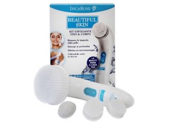 Incarose beautiful skin kit esfoliante viso/corpo