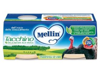 Omogeneizzato mellin tacchino 2x120 g