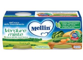 Mellin omogeneizzato verdure miste 2 x 80 g