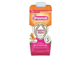 Plasmon nutri-mune 3 biscotto liquido 12 x 500 ml