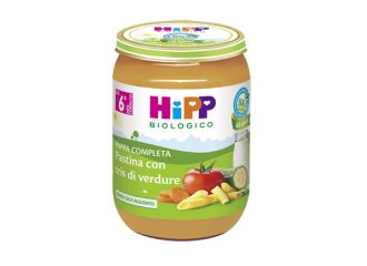 Hipp bio hipp bio pappa pronta past tris di verdure 190 g