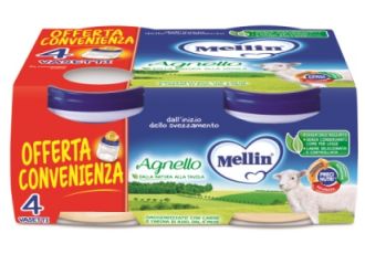 Mellin omogeneizzato agnello 4 pezzi x 80 g