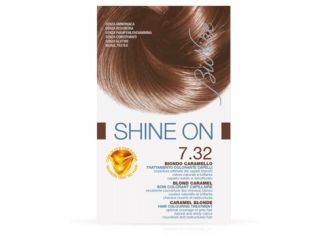Bionike shine on trattamento colorante capelli biondo caramello 7.32