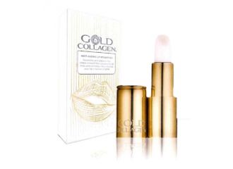 Gold collagen anti ageing lip