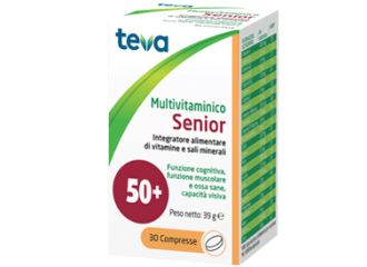 Multivitaminico senior teva 30 compresse 39 g