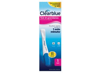 Test di gravidanza clearblue rilevazione rapida 1 pezzo