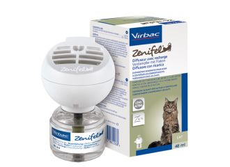 Zenifel diffusore feromoni calmanti gatto con ricarica 48 ml