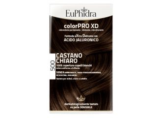 Euphidra colorpro xd 500 cast chiaro gel colorante capelli in flacone + attivante + balsamo + guanti