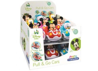 Disney baby macchinine pull back 18 pezzi