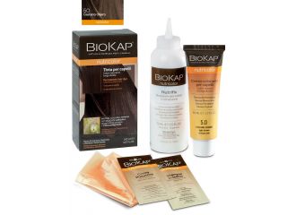 Biokap nutricolor 5,0 castano chiaro tinta tubo + flacone