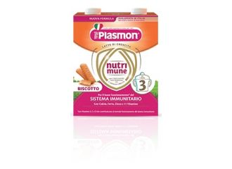 Plasmon nutrimune stage 3 biscotto liquido 2 x 500 ml
