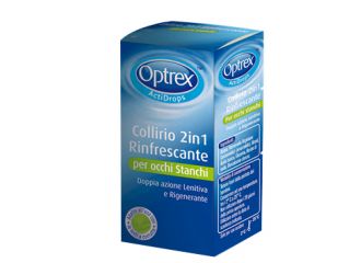 Gocce oculari optrex actidrops 2in1 rinfrescante occhi stanchi 1 pezzo