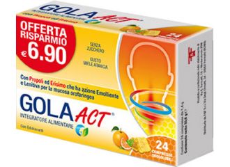 Gola act miele arancia 24 compresse solubili 33,6 g