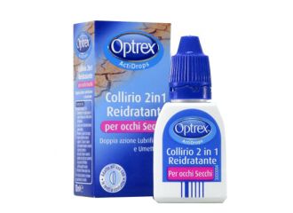 Gocce oculari optrex actidrops 2in1 reidratante occhi stanchi 1 pezzo