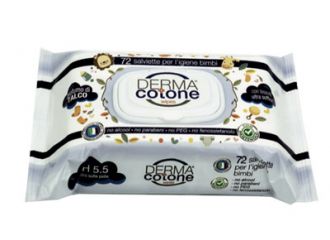 Dermacotone salviettine talco 72 pezzi