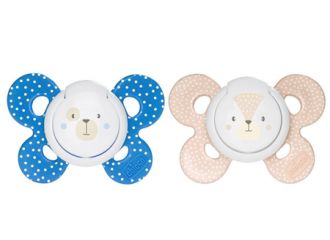 Chicco succhietto comfort boy in silicone 6-16 mesi 2 pezzi