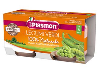 Plasmon omogeneizzato legumi verdi 2x80 g