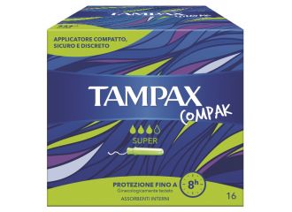 Tampax compak super 16 pezzi