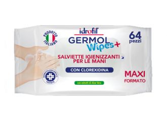 Germolwipes salviettine igienizzanti mani 64 pezzi